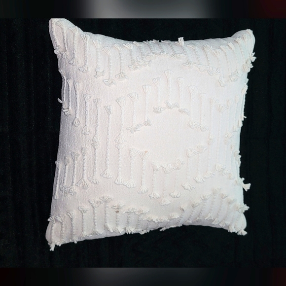 Chenille Diamond Patterned Square Throw Pillow - Threshold™ - Picture 5 of 6